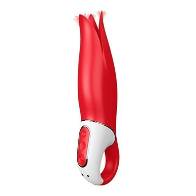 Vibrátor na klitoris Vibes Power Flower Red Satisfyer