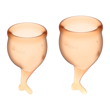 Kubeczki Menstruacyjne Feel Secure Menstrual Cup Set Satisfyer