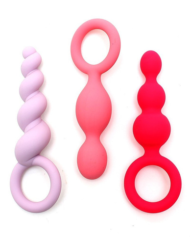 Sada barevných análních kolíků Satisfyer Booty Call