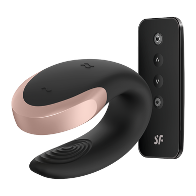 Wibrator dla par Satisfyer Double Love Black