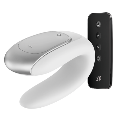 Vibrátor pro páry Double Fun White Satisfyer